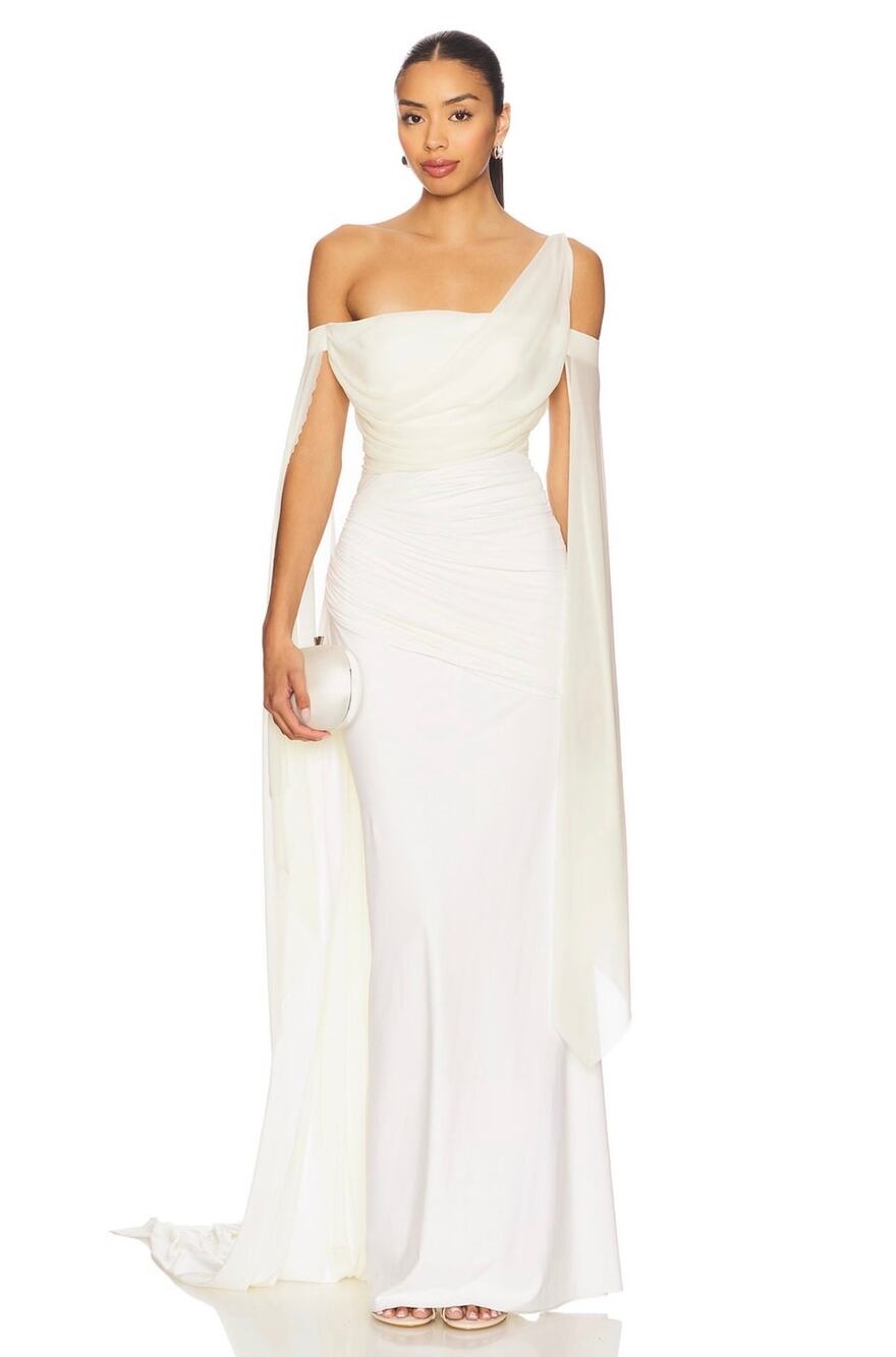 Deme By Gabriella Revolve Cynthia Dress in Off White Size Small